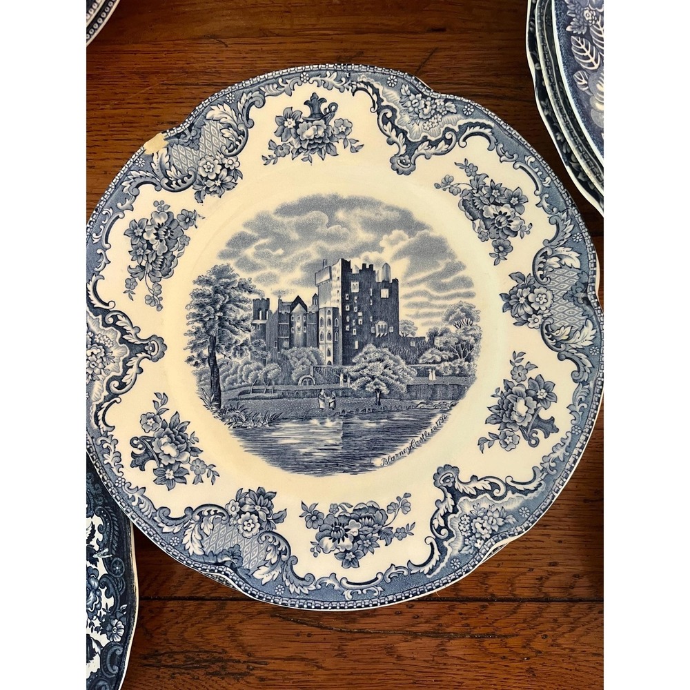 Johnson Brothers Old Britain Castles Blarney Castle 2 plates with chips